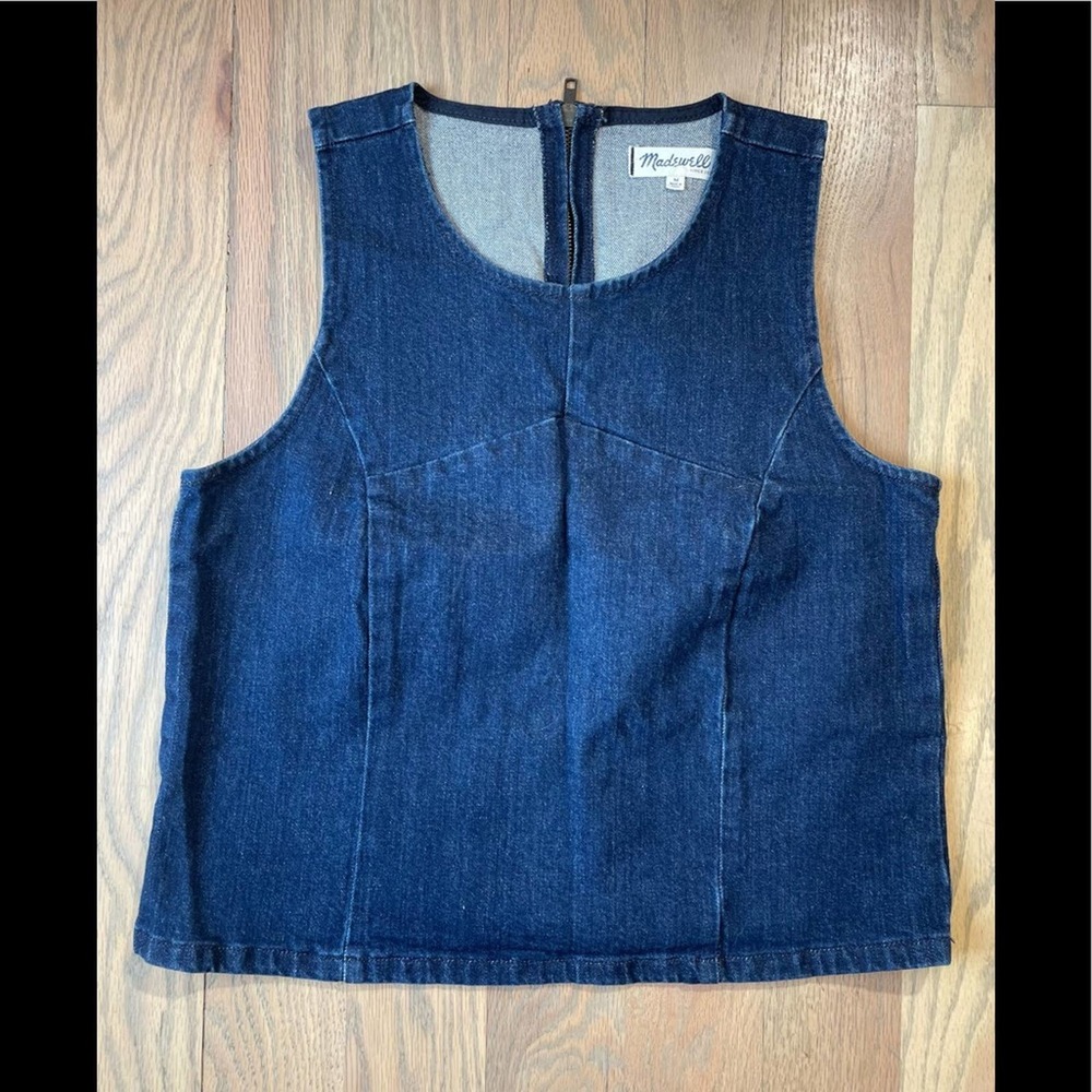 Madewell denim top size medium